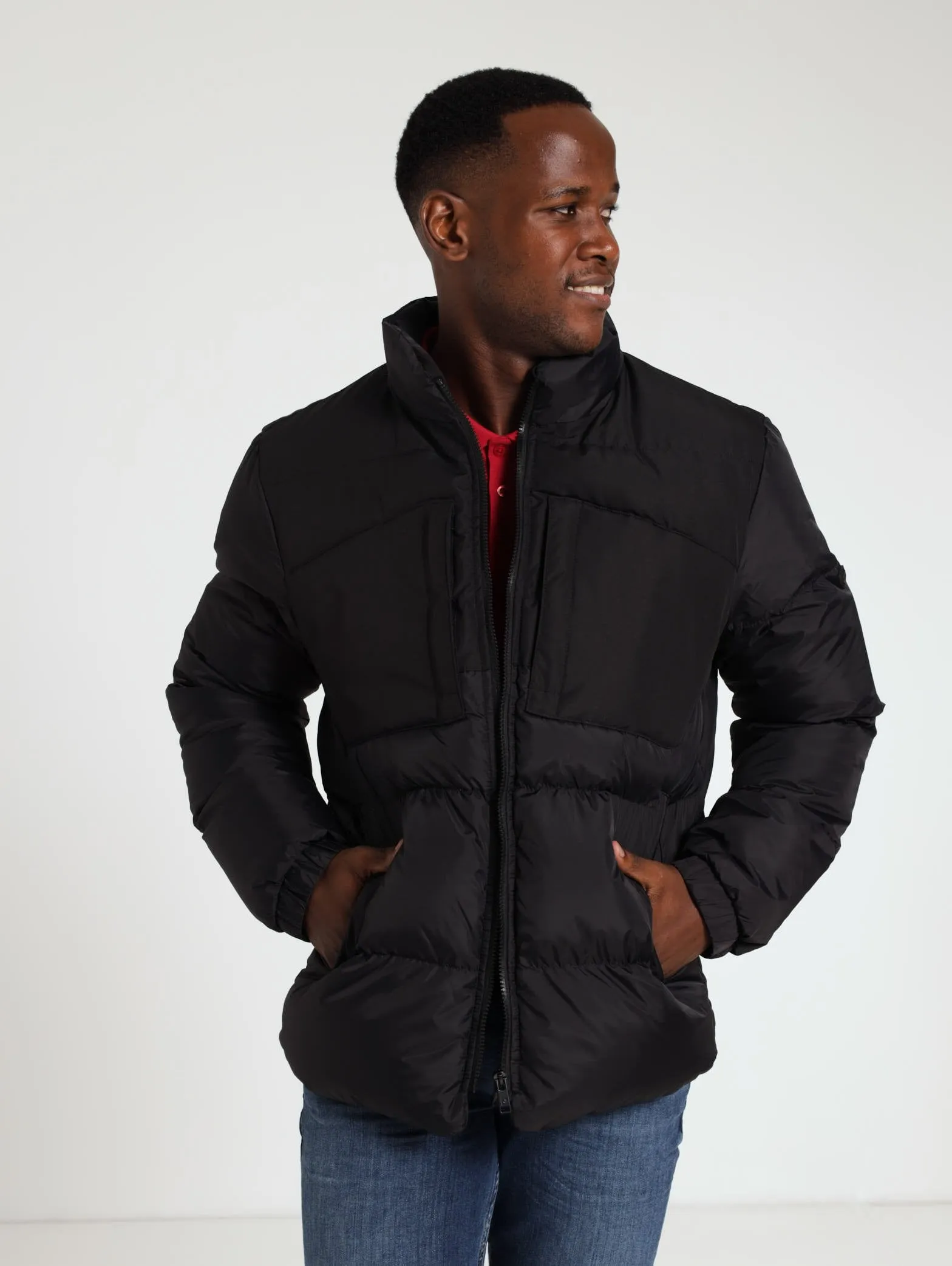 Puffer Jacket - Black