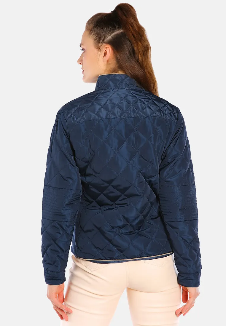 Quilted Puffer Long Sleeve Jacket