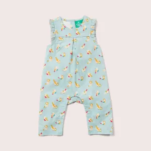 Rainbow Birds Frill Summer Romper