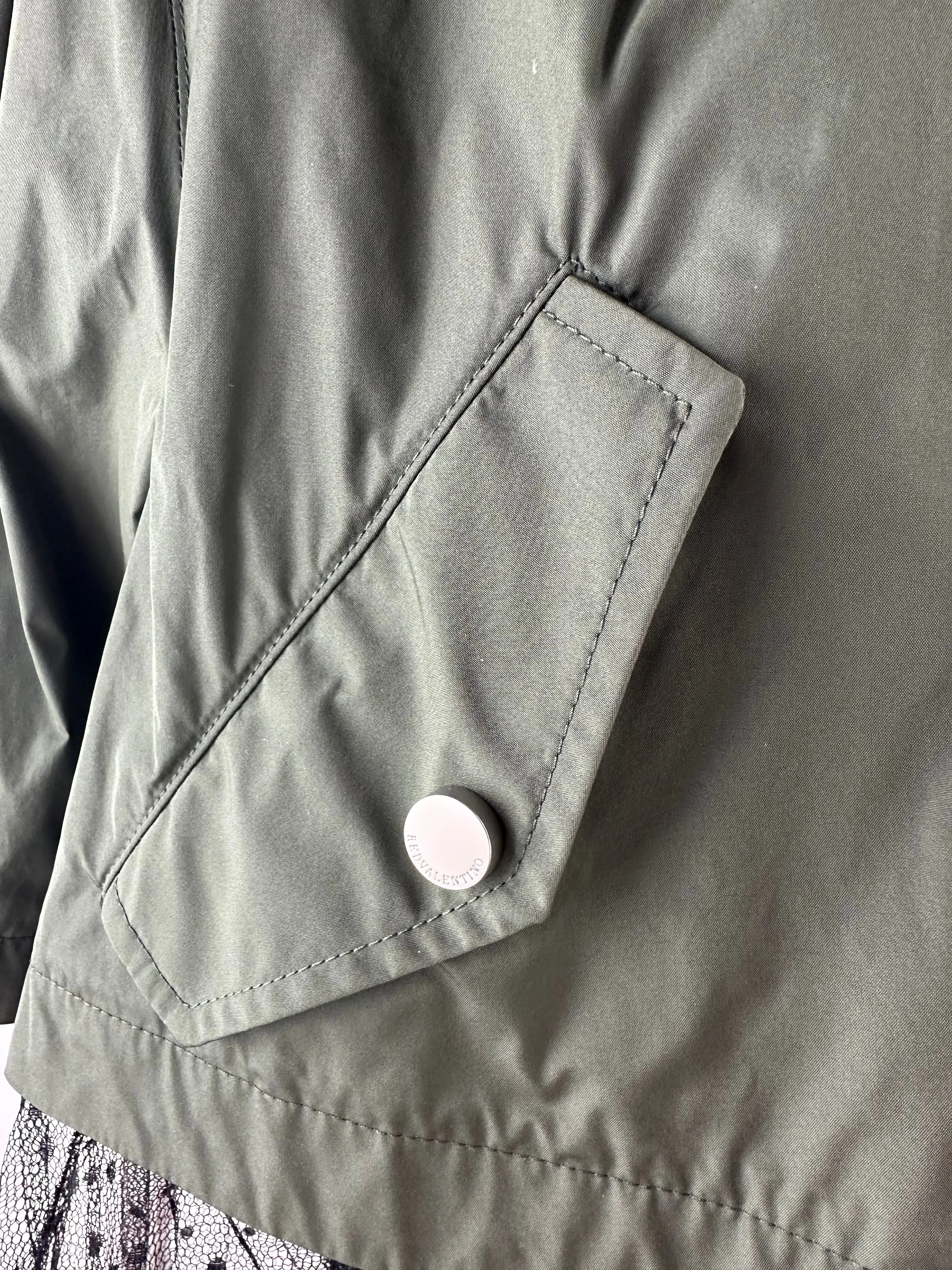 Red Valentino kaki bomber - size 40 IT