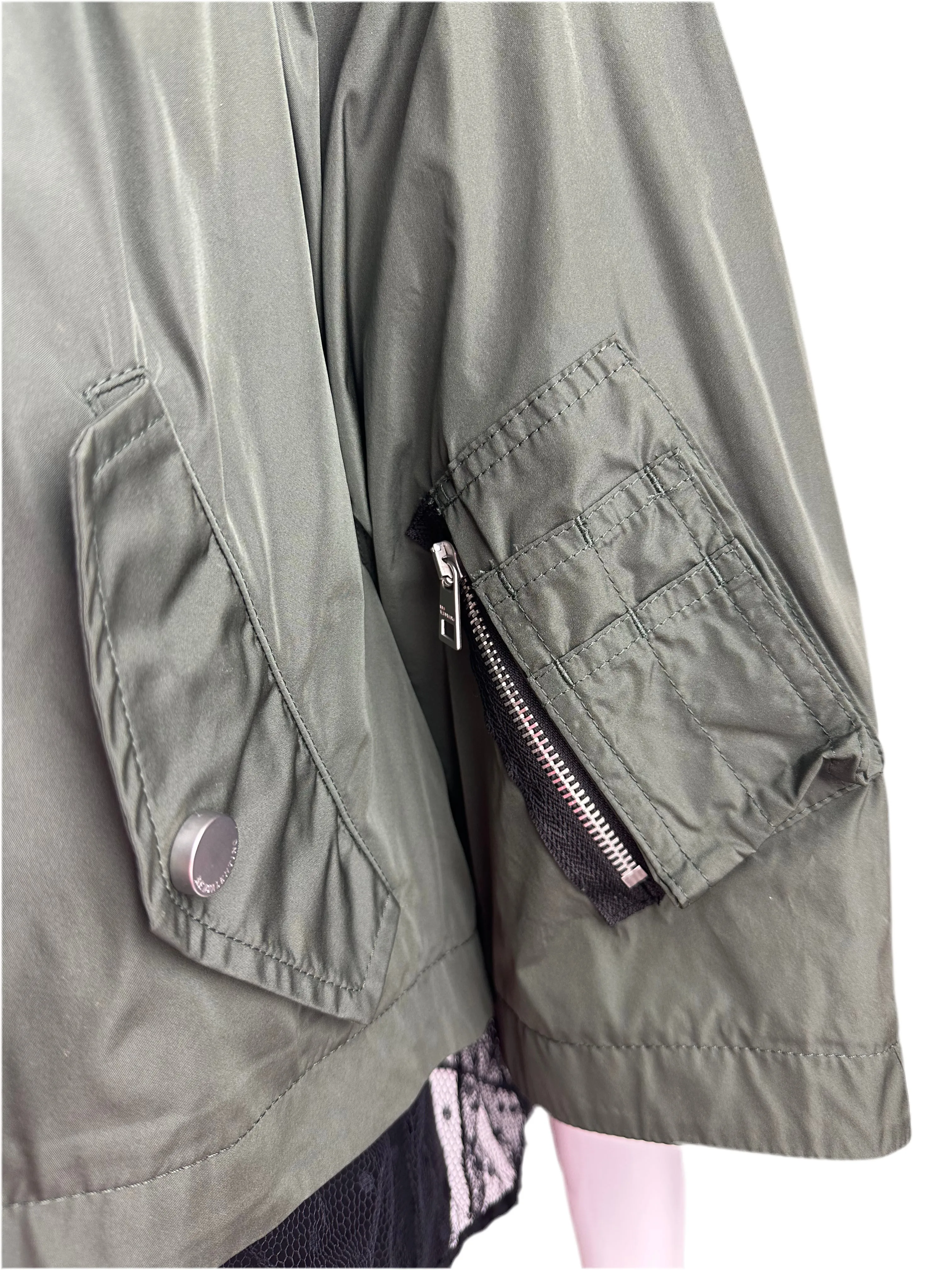 Red Valentino kaki bomber - size 40 IT