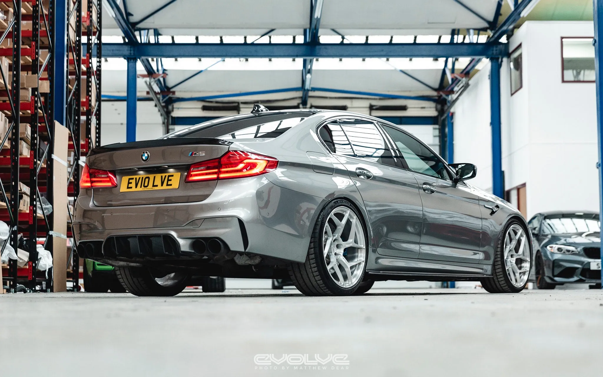 RKP F90 M5 Carbon Side Skirt Set