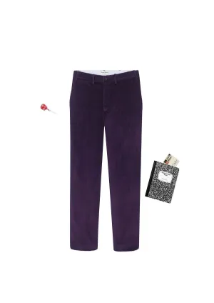 ROWING BLAZERS PURPLE CORDUROY WIDE TROUSER