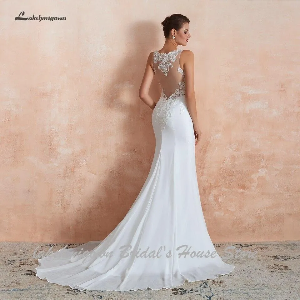 Roycebridal Cheap Boho Wedding Dress Mermaid Sexy Wedding Party Gowns
