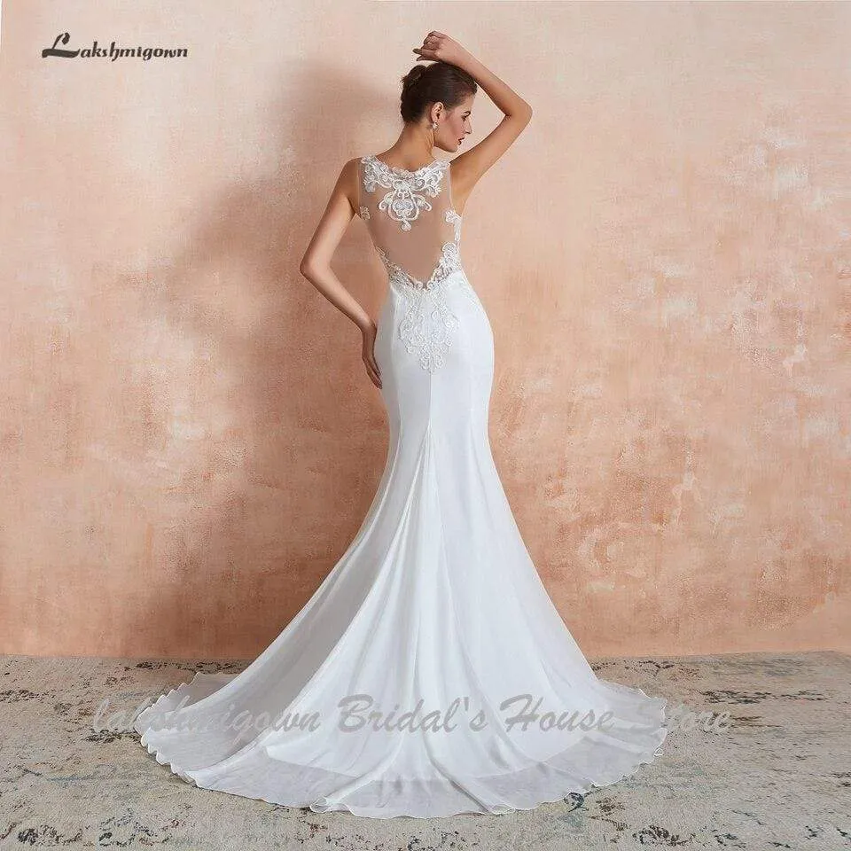 Roycebridal Cheap Boho Wedding Dress Mermaid Sexy Wedding Party Gowns