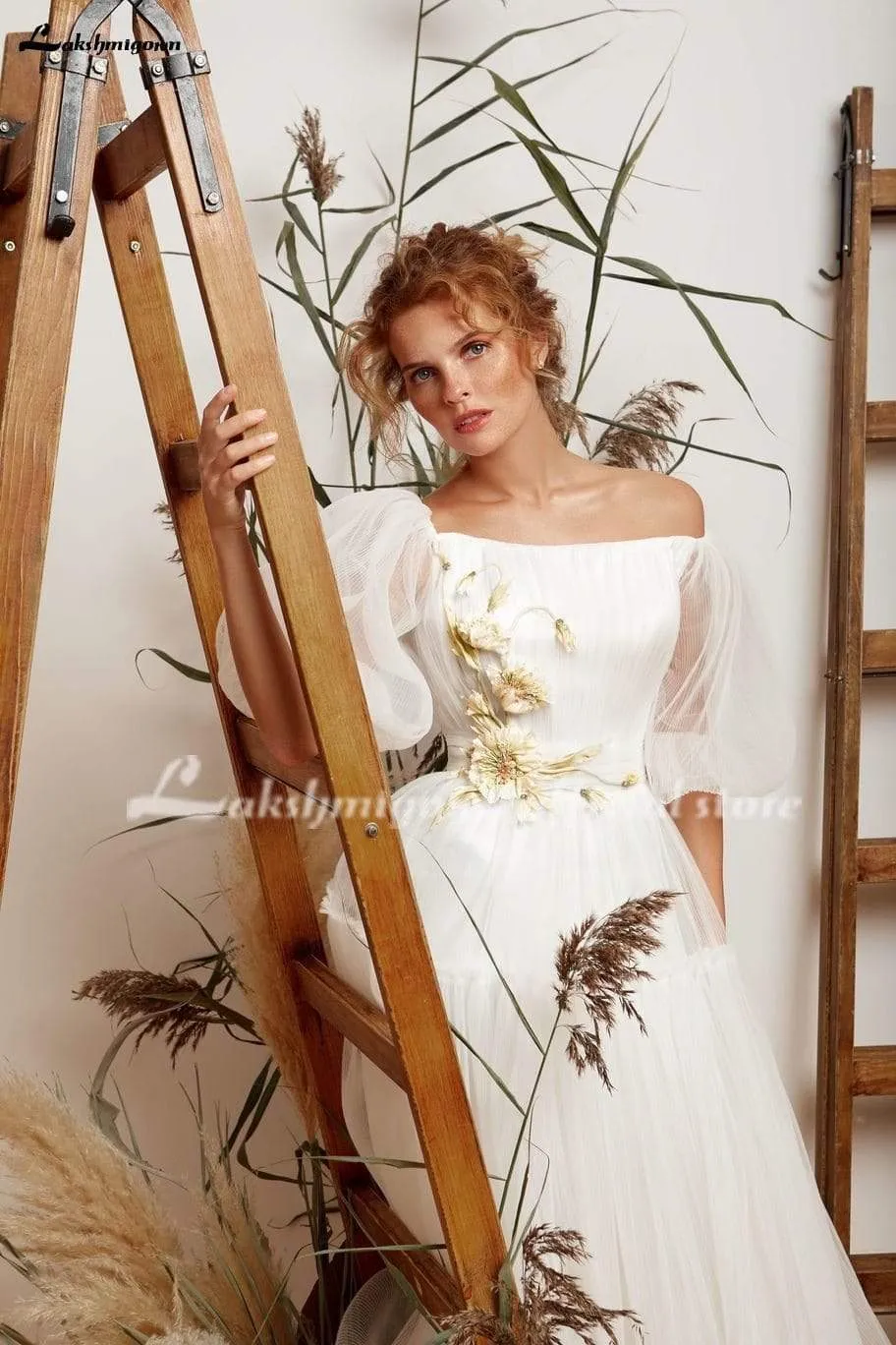 Roycebridal Simple tulle Wedding Dress  Elegant Bridal Gowns A-Line