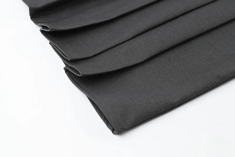 SA-line medium length pleated skirt