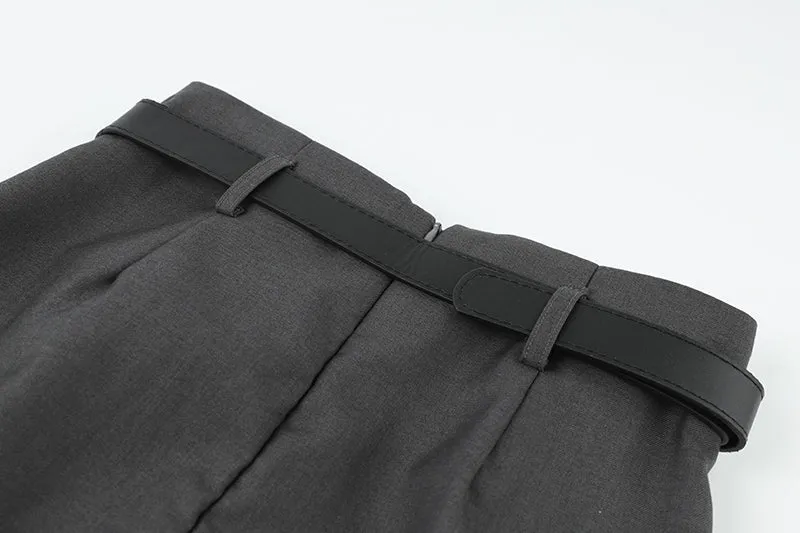 SA-line medium length pleated skirt