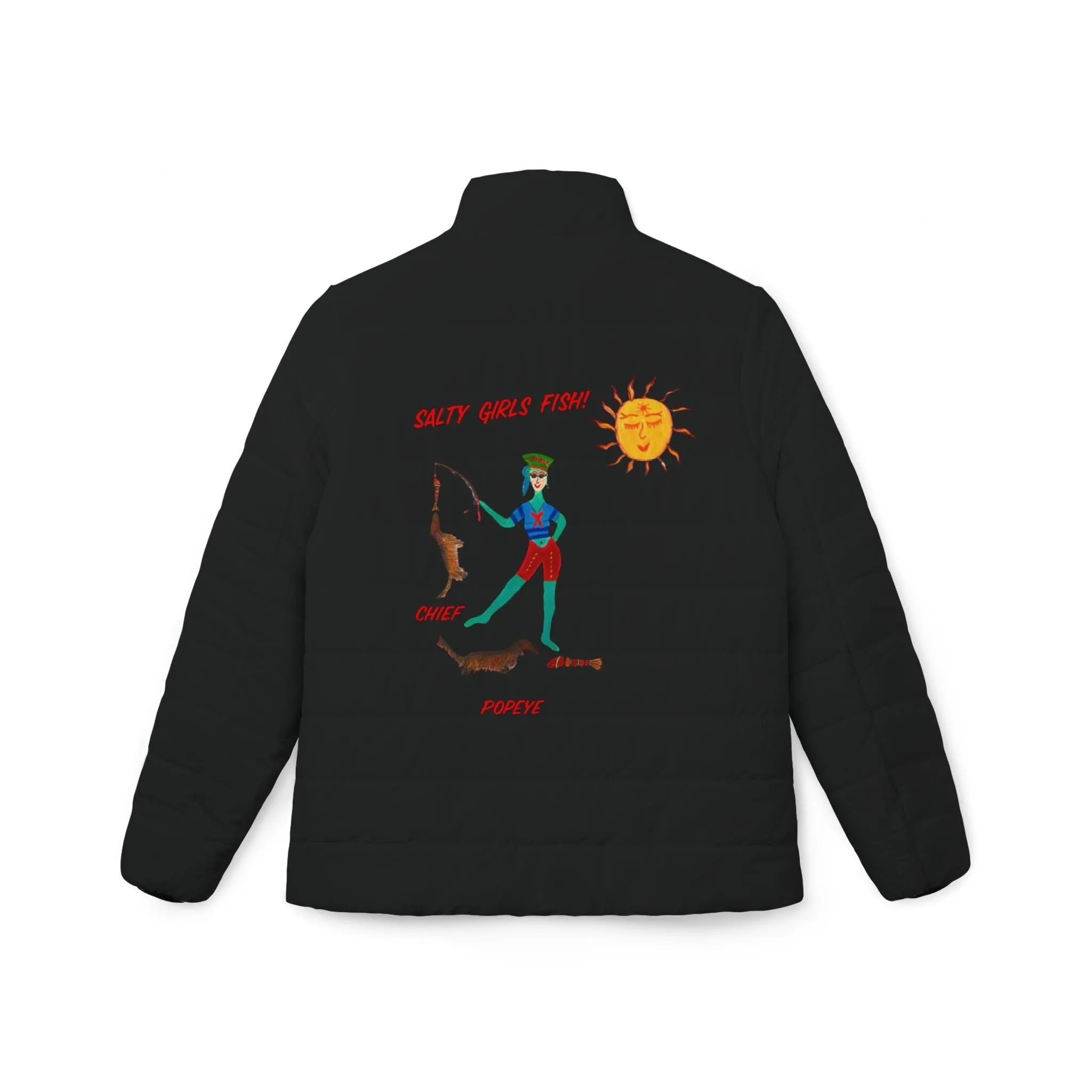 Salty Girls Fish! Women’s Puffer Jacket