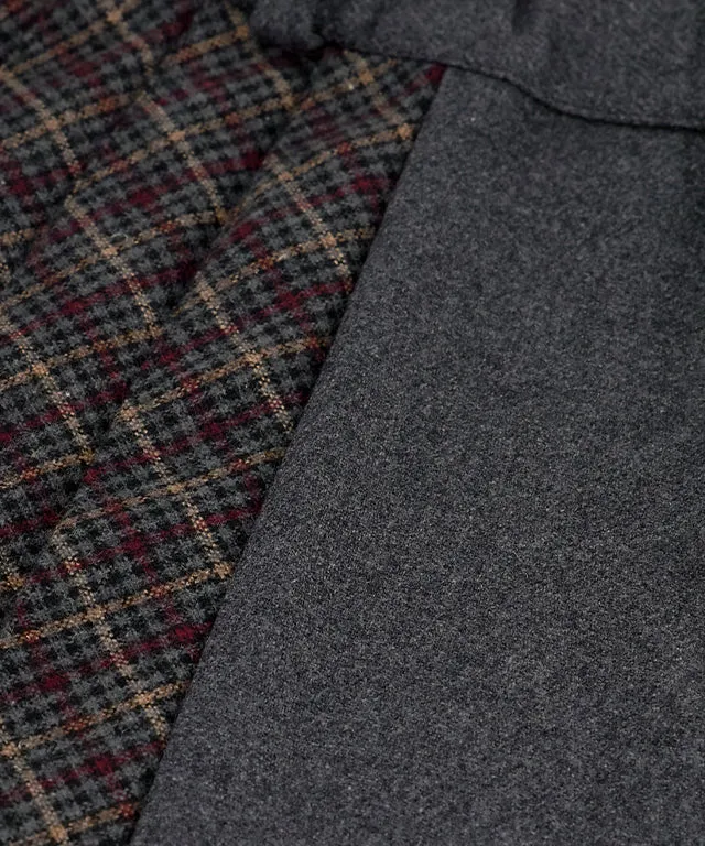 [SAMPLE SALE]LE SONNET Mixed Pleats Skirt - Grey