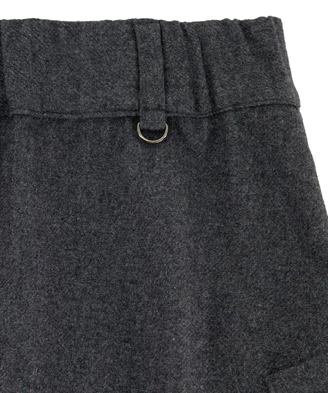 [SAMPLE SALE]LE SONNET Mixed Pleats Skirt - Grey