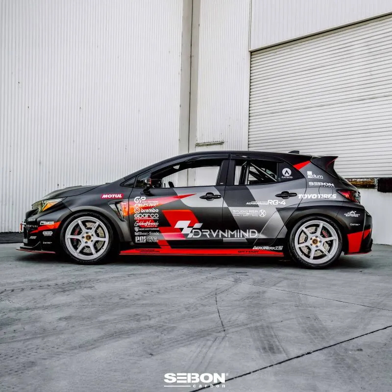 Seibon 2023  Toyota GR Corolla MB-Style Carbon Fiber Side Skirts