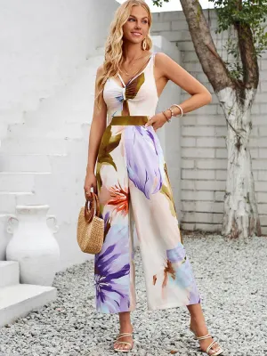 Selena - Floral Jumpsuit