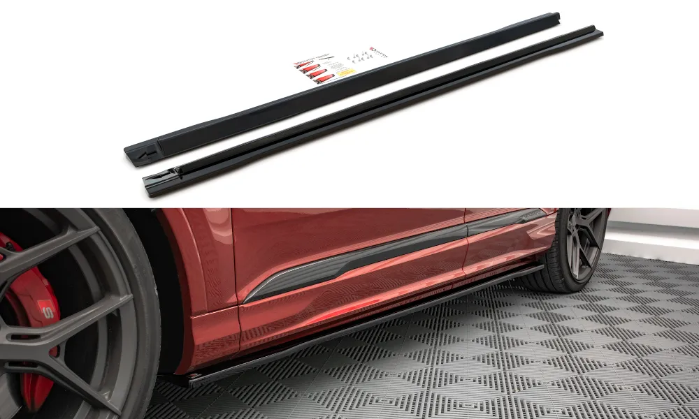 Side Skirts Diffusers Audi SQ7 / Q7 S-Line Mk2 (4M) Facelift