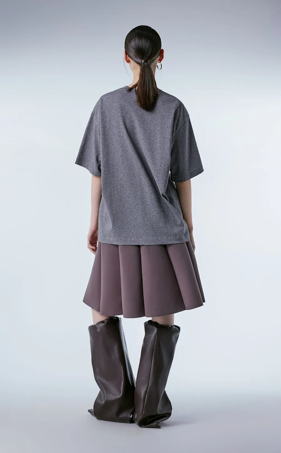 Skirt / JNBY Relaxed A-line Knee-length Skirt
