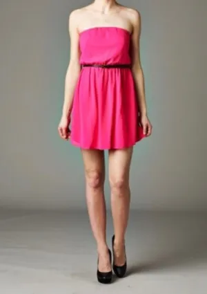 Spring Fling Dress (Fuchsia)