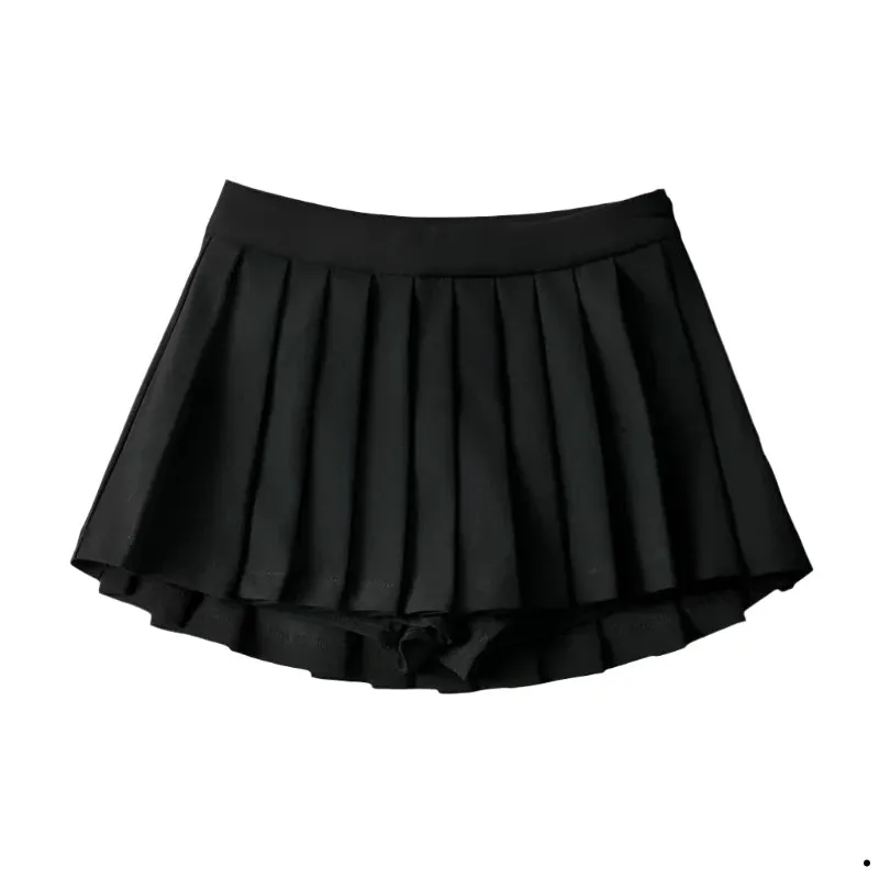 Stylish Sexy Women's Pleated High Waist Mini Skirts