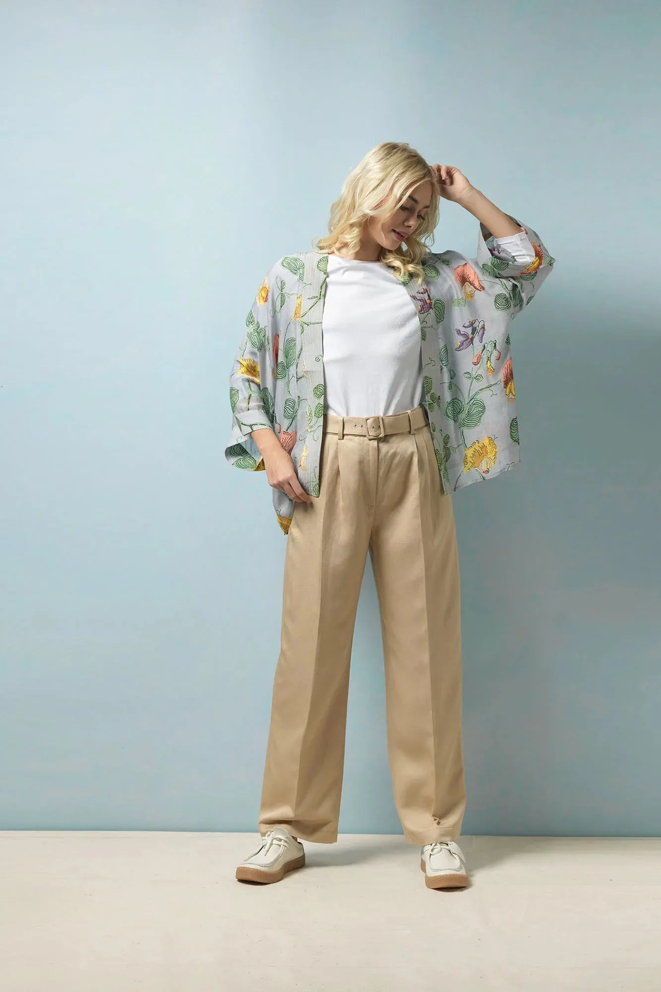 Sweet Pea Kimono Blue