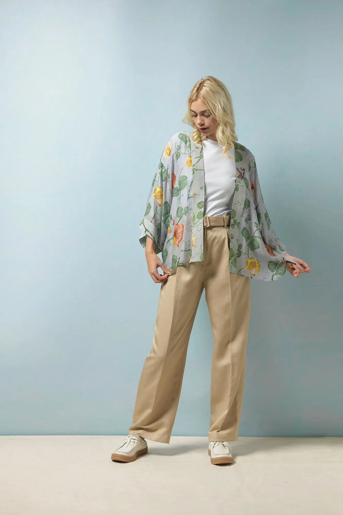 Sweet Pea Kimono Blue