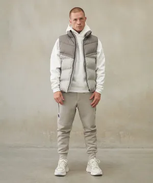 The Anello Puffer Vest - Light Grey