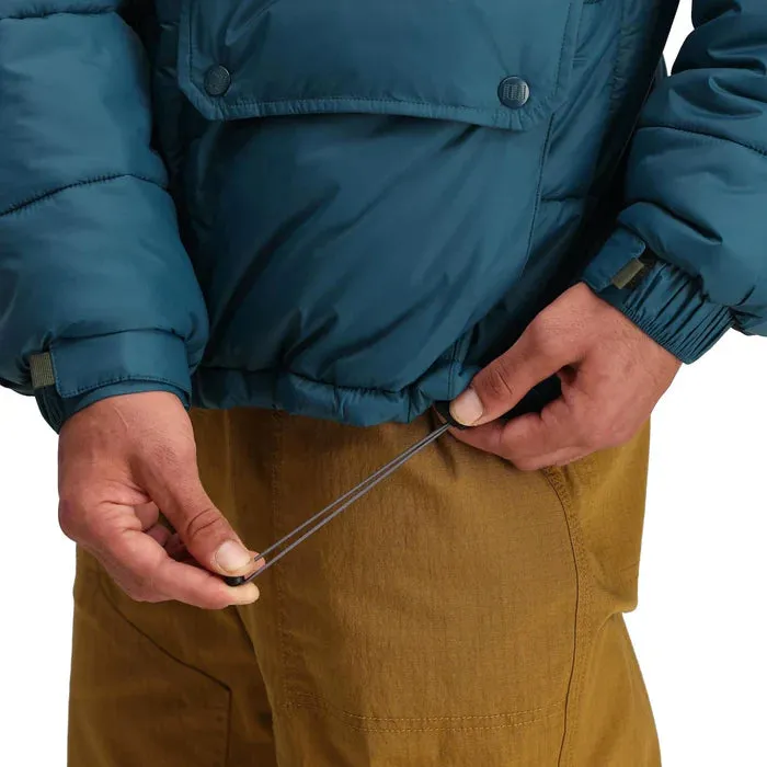 Topo Designs Retro Ridge Puffer Jacket Pond Blue / Beetle