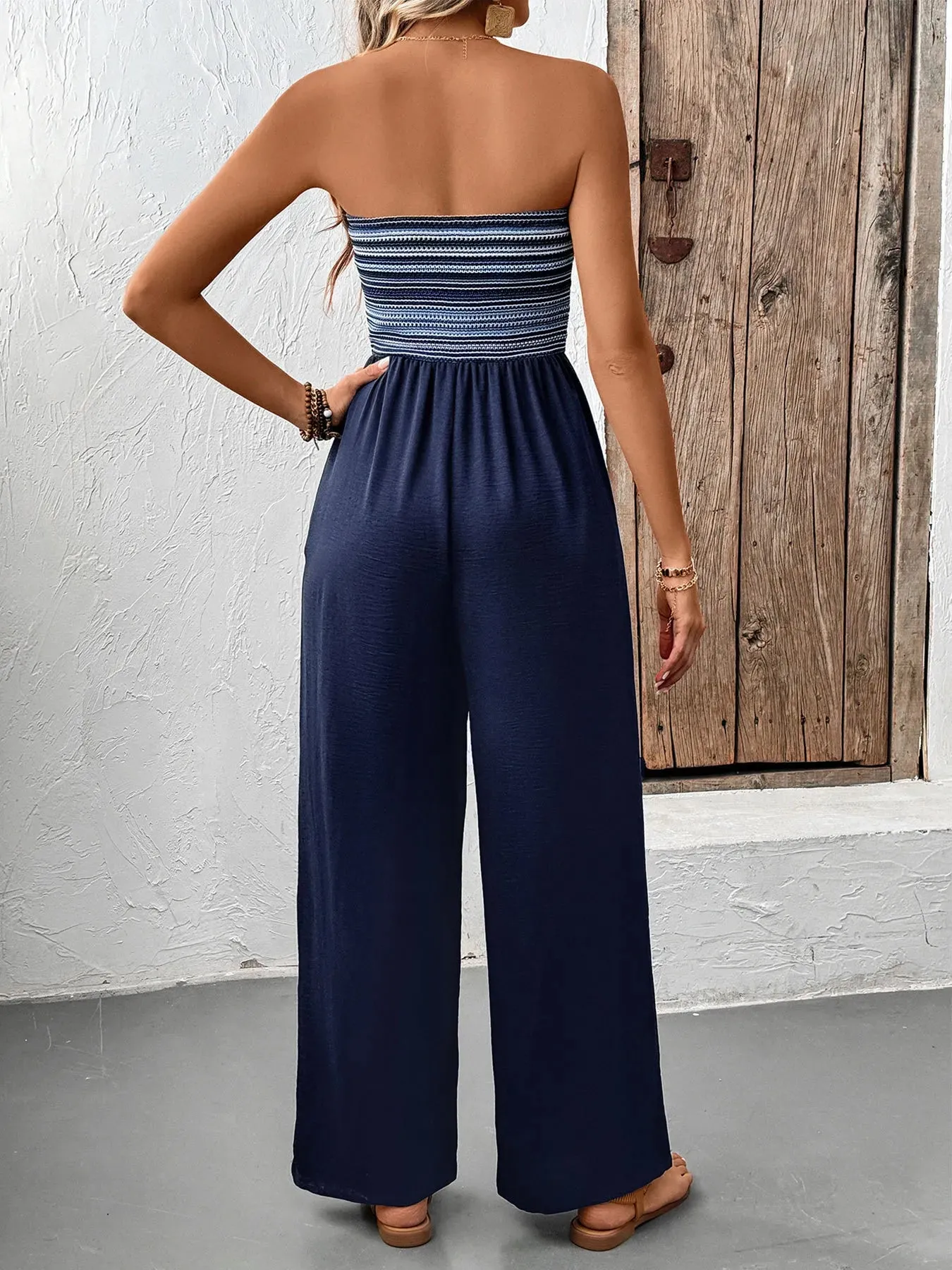Tube Wide Leg Jumpsuit