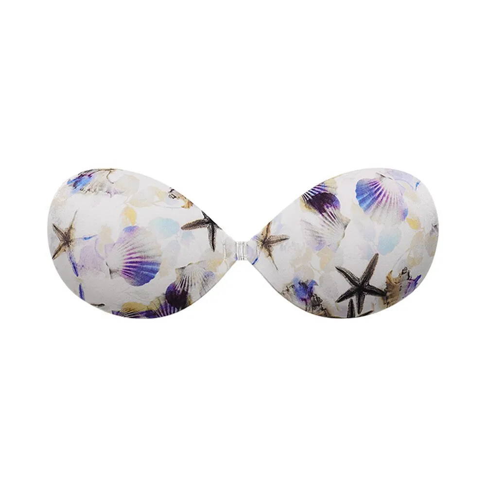 VANZTINA Invisible Lift Up Bra - Sexy Backless Strapless Push up Front Closure Self Adhesive Bralette