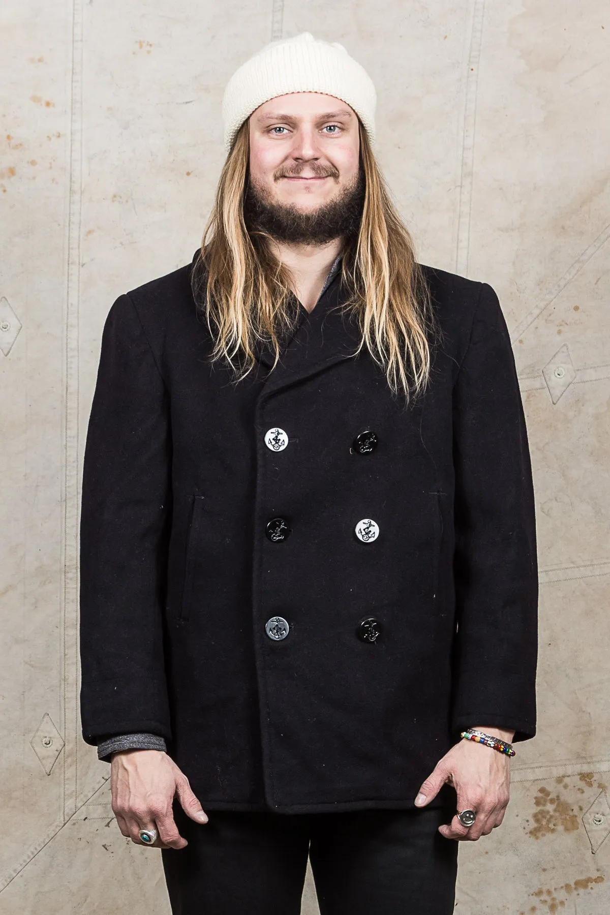 Vintage Original USN Wool Pea Coat No. 6