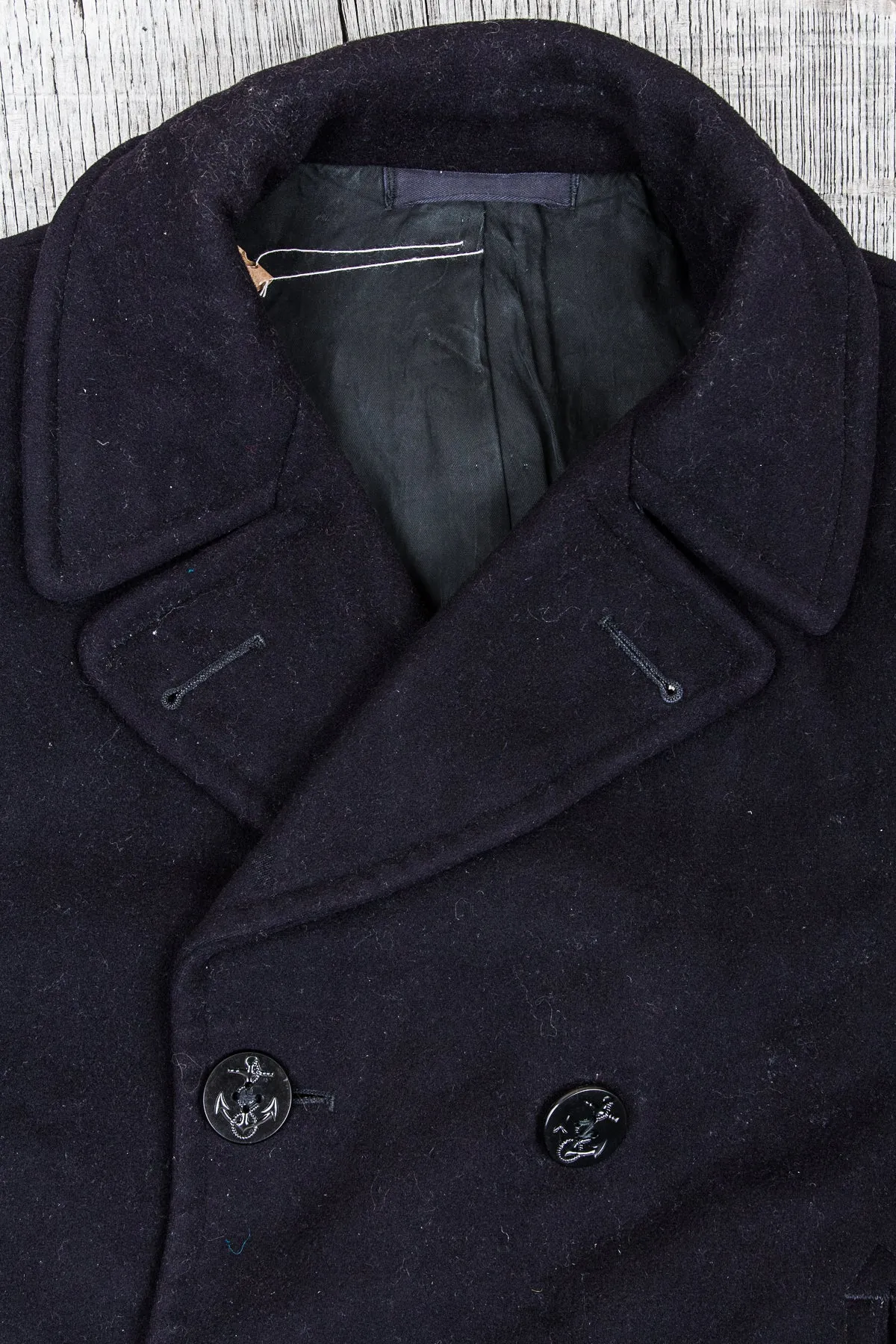 Vintage Original USN Wool Pea Coat No. 6