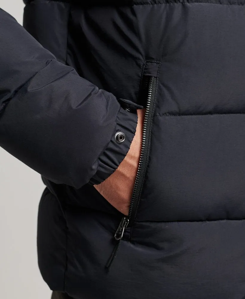 Vintage Retro Puffer | Jet Black