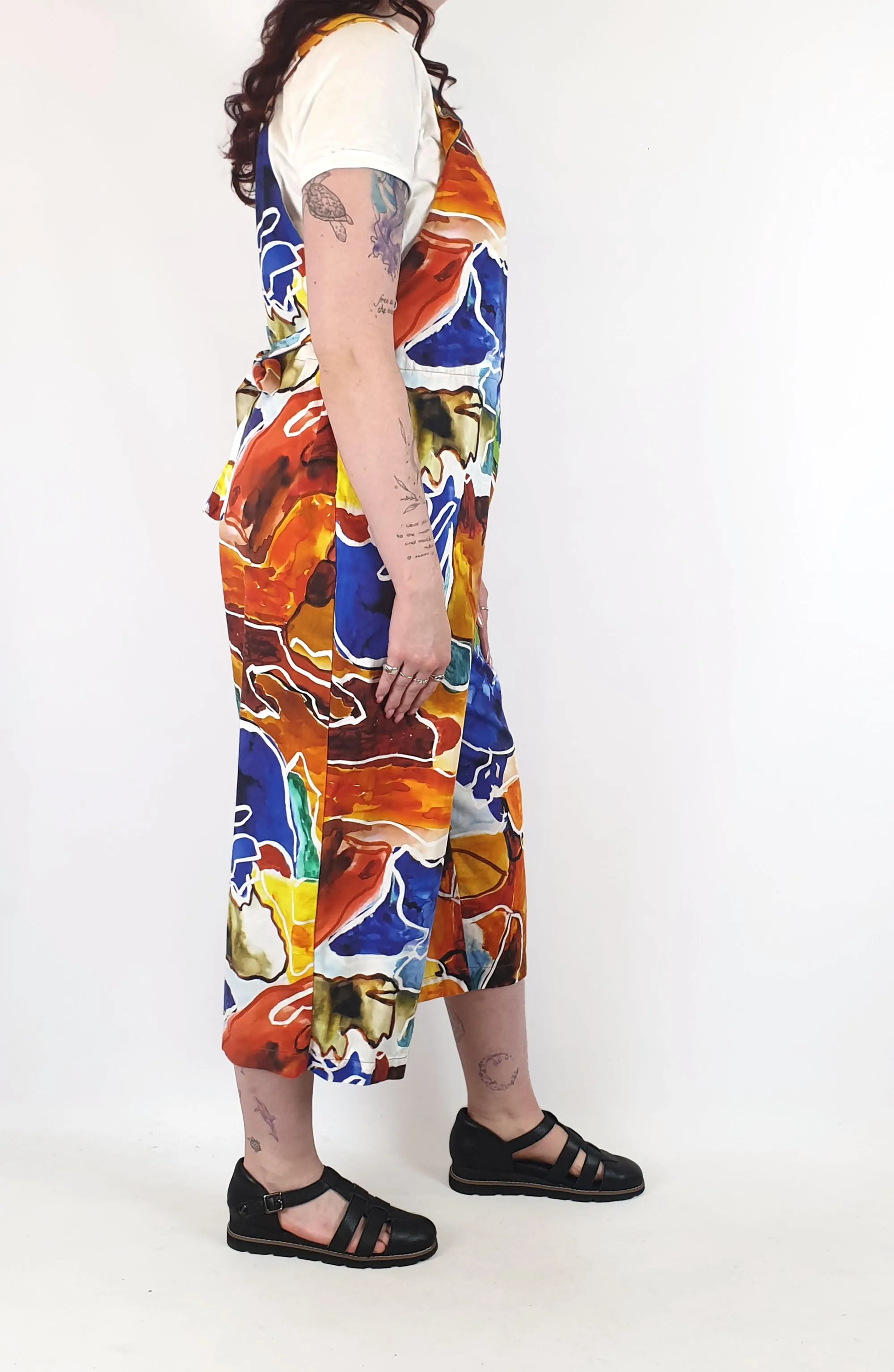 Wolf & Mishka colourful jumpsuit one size, best fits 12-14