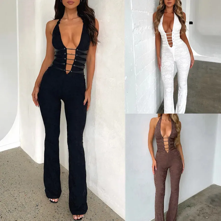 Women's Bodysuits Sleeveless Bodysuits Streetwear Solid Color
