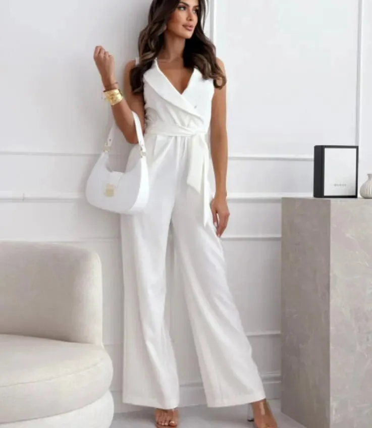 Women's Holiday Daily Streetwear Solid Color Full Length Jumpsuits