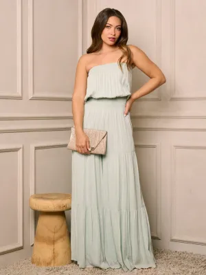 WOMEN'S SLEEVELESS SMOCK WAIST POCKETS WIDE LEG SHIMMER JUMPSUIT