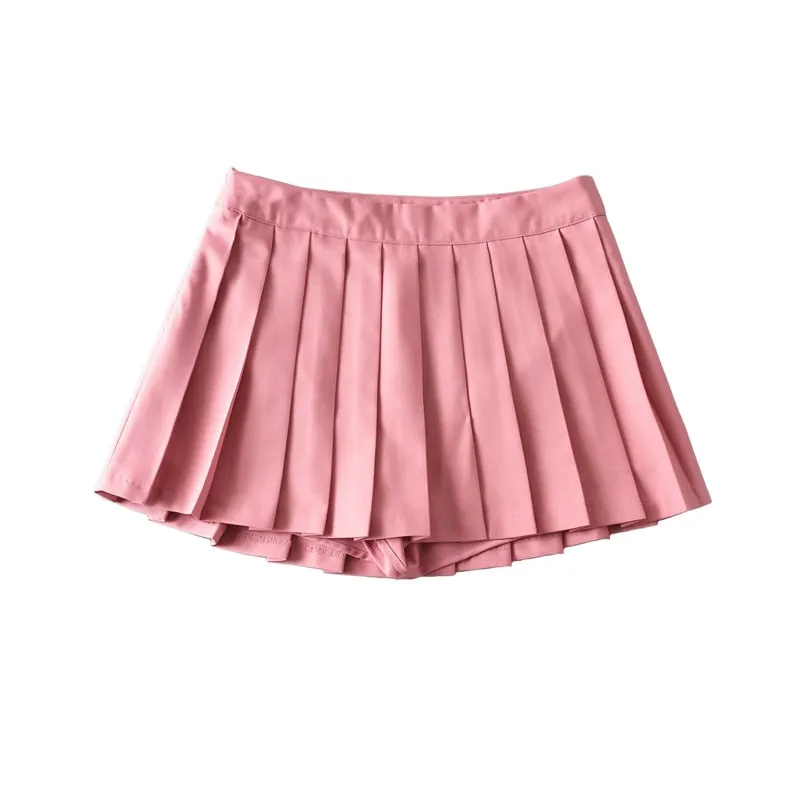 Y2K Mini Pleated Tennis Skirts