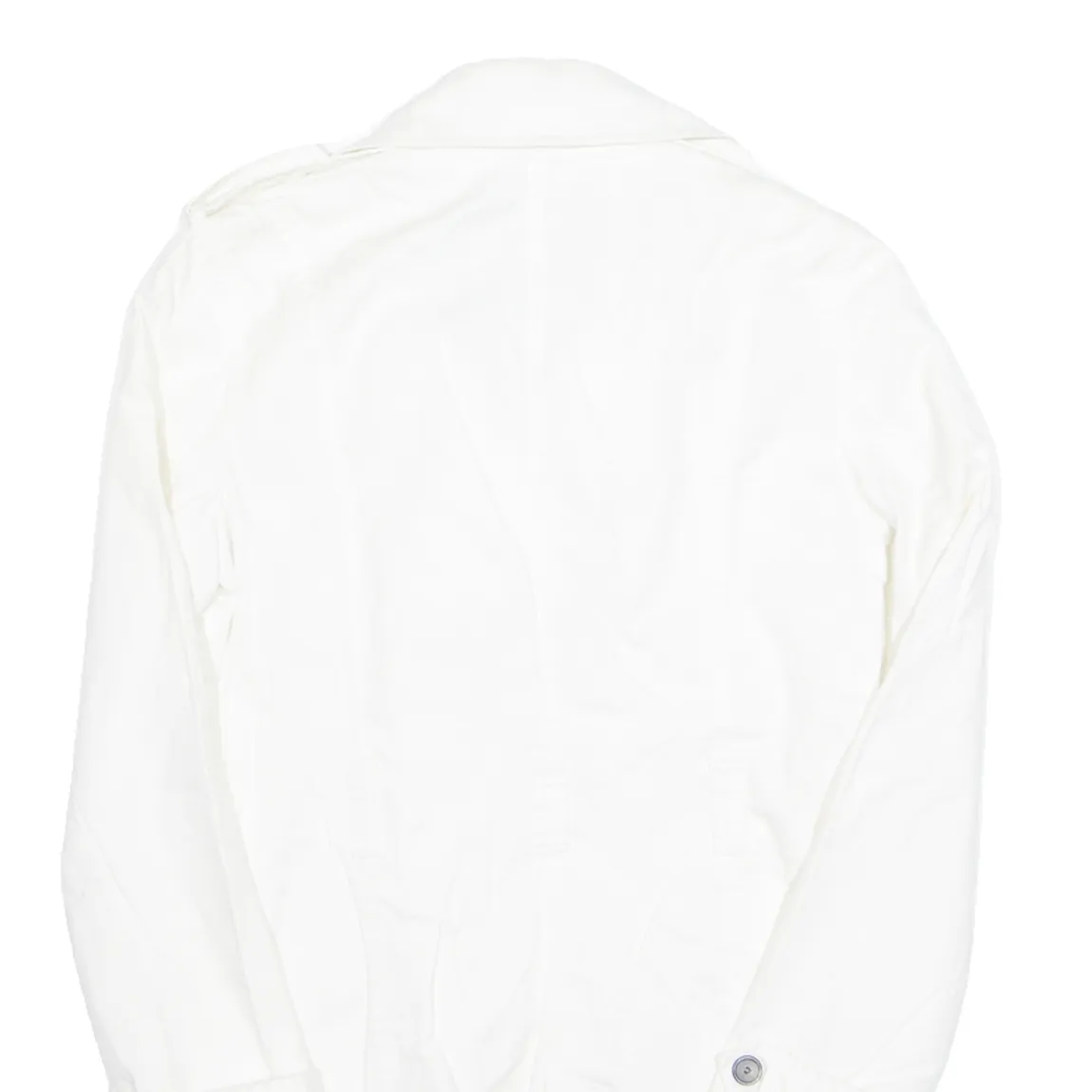 ZARA Womens Pea Jacket White S